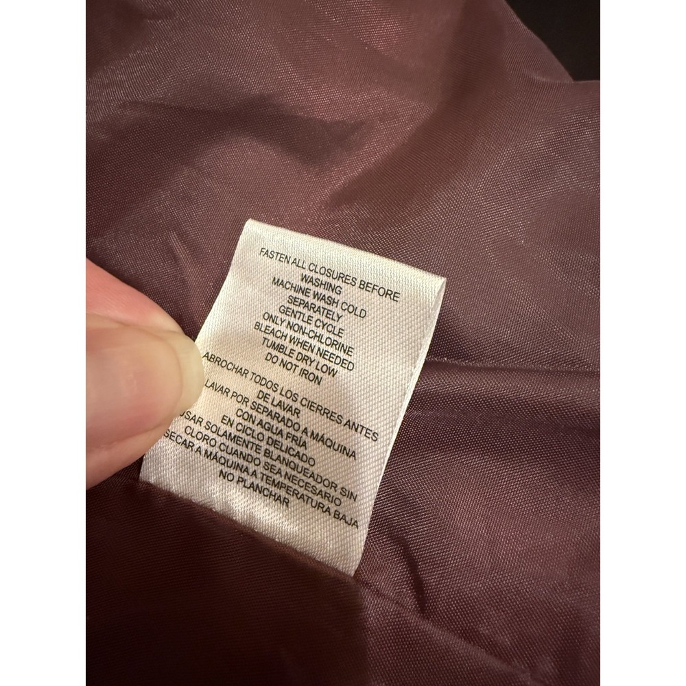 Lands' End Women's 3-in-1 Systems Jacket Outer Shell Only -‎ Maroon, Size XL - Picture 15 of 15